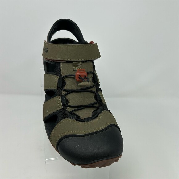 Teva Flintwood Men\'s Closed-Toe Sport Water Sandals Dark Olive Bungee Size 8 main image 7